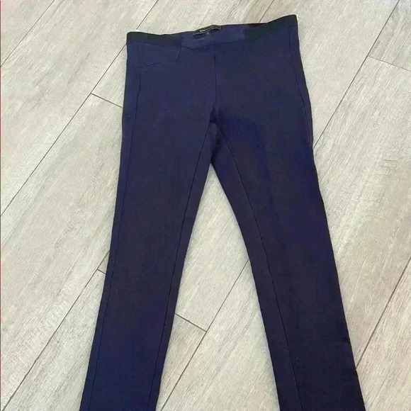 BCBG Maxazria Leggings  - Blue with black waist band - Size M - Picture 1 of 5